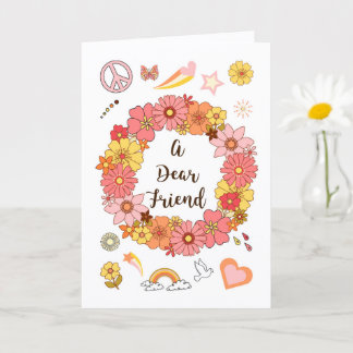 Dear Friend Mother's Day Peace & Love Card         カード