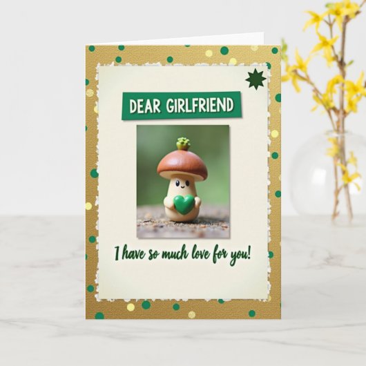 Dear Girlfriend Love Card カード (黄色い花)