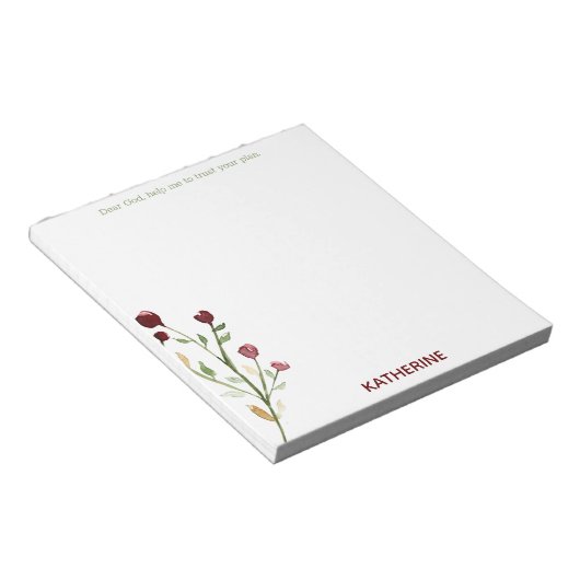 Dear God, help me to trust ノートパッド (アングル)