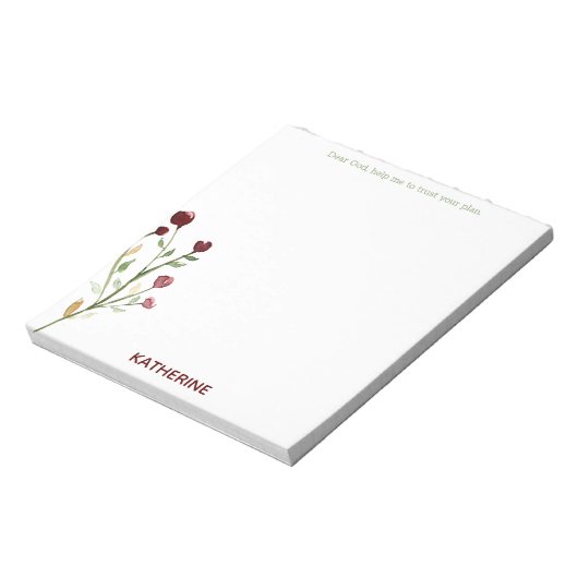 Dear God, help me to trust ノートパッド (回転)