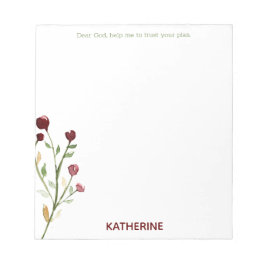 Dear God, help me to trust ノートパッド