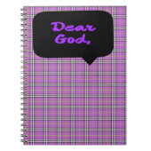 Dear God – Spiral Notebook ノートブック (正面)