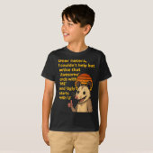 Dear Haters Awesome Ends With Me Ugly Starts With  Tシャツ (正面フル)