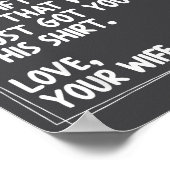 Dear Husband Matching Couples Style For Him And He ポスター (角)