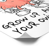 Dear Math Grow Up And Solve Your Own Problem Funny ポスター (角)