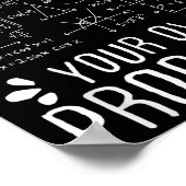 Dear Math Grow Up And Solve Your Own Problems 冗談Tシ ポスター (角)