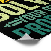 Dear Math Grow Up And Solve Your Own Problems Funn ポスター (角)