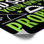 Dear Math Grow Up And Solve Your Own Problems Funn ポスター (角)