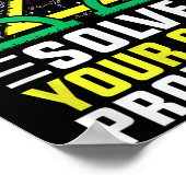 Dear Math Grow Up And Solve Your Own Problems Funn ポスター (角)