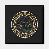 Dear Math Grow Up And Solve Your Own Problems Funn マグネット (正面)