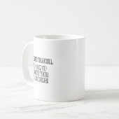 Dear Math Teacher Just Grow Up Funny Quotes Mathem コーヒーマグカップ (正面左)