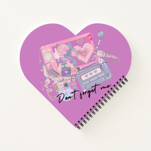 Dear Memories – Pink Y2K Nostalgic Notebook ノートブック (裏面)