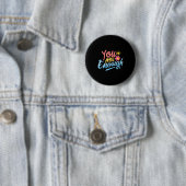 Dear Person Behind Me あなたは十分に素晴らしい Love Awareness 缶バッジ (インサイチュ)