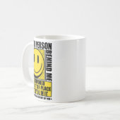 Dear Person Behind Me The World Is A Better Place コーヒーマグカップ (正面左)