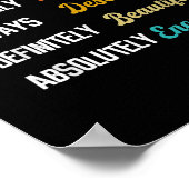 Dear Person Behind Me Visible Loved Deserving Beau ポスター (角)