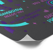 Dear Person Behind Me You Suicide Awareness ポスター (角)