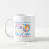 Dear Person Behind Me You Were D On Purse Love  コーヒーマグカップ (左)