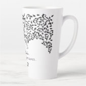 Dear Reader Regencycoreリボン装飾フラワースクリプト カフェラテマグ (右)