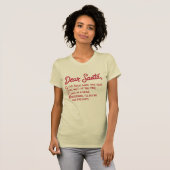 Dear Santa - クリスマスデザイン Tシャツ (正面フル)