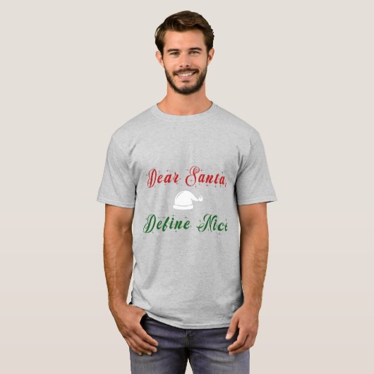 Dear Santa | 三色 Tシャツ (正面フル)