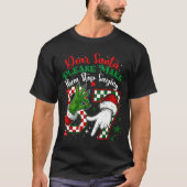 Dear Santa 67 Funny Christmas Six Seven 6-7 Meme M Tシャツ (正面)