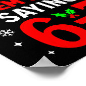 Dear Santa 67 Funny Christmas Six Seven 6 7 Men Wo ポスター (角)