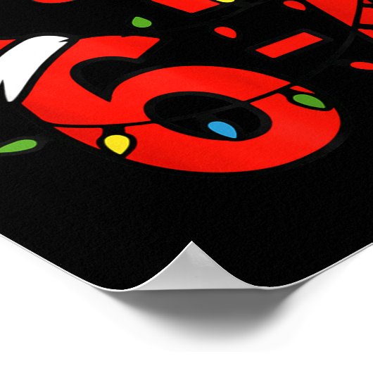 Dear Santa 67 Funny Christmas Six Seven 6-7 Men Wo ポスター (角)