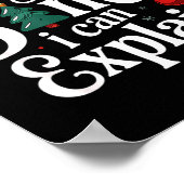 Dear Santa Can Explain Funny Christmas Kids Adults ポスター (角)