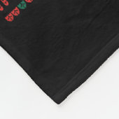 Dear Santa Can I Work From Home Ugly Christmas Swe フリースブランケット (角)