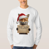 . Dear Santa Dog T-Shirt Tシャツ (正面)