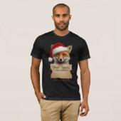 . Dear Santa Dog T-Shirt Tシャツ (正面フル)