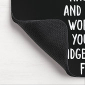 Dear Santa Funny Inappropriate Christmas  マウスパッド (コーナー)