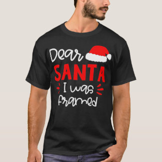 Dear Santa Funny Matching Family Christmas Pajama Tシャツ