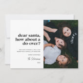 Dear Santa, How About a Do-Over 複数写真入り シーズンカード (正面)