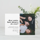 Dear Santa, How About a Do-Over 複数写真入り シーズンカード (スタンド正面)
