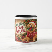DEAR SANTA, I CAN EXPLAIN ..... ゴールデンレトリバー