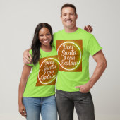 Dear Santa I Can Explain – 面白いクリスマスタイポグラフィ Tシャツ (ユニセックス)