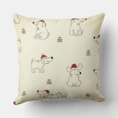 Dear Santa I can explain (dog) クッション (裏面)