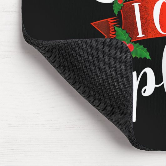 Dear Santa I Can Explain Funny Christmas Decoratio マウスパッド (コーナー)