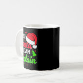 Dear Santa I Can Explain Funny Christmas Joke Sant コーヒーマグカップ (正面左)