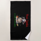 Dear Santa I Can Explain Great Dane Essential T-Sh ビーチタオル (正面)