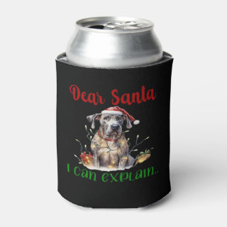 Dear Santa I Can Explain Great Dane Essential T-Sh 缶クーラー