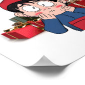 Dear Santa, I Can Explain Guilty Christmas Design ポスター (角)