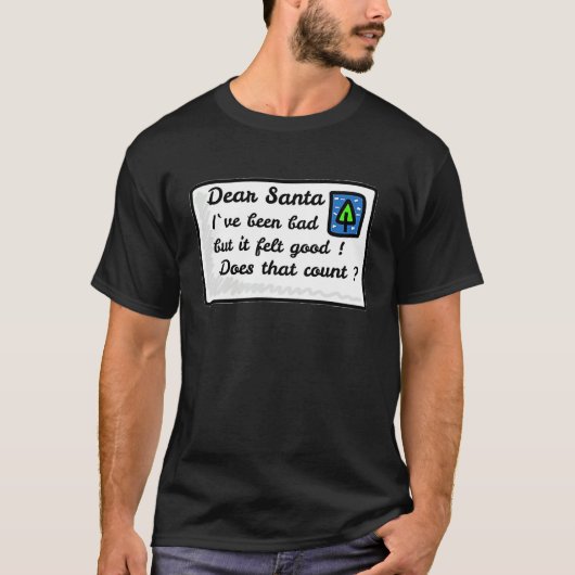 Dear Santa I can Explain Tシャツ (正面)