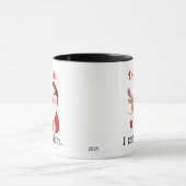 Dear Santa, I can explain why I was naughty Mug マグカップ (中央)