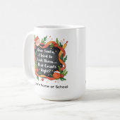 Dear Santa, I Tried to Teach Them… 先生へのギフト コーヒーマグカップ (正面左)