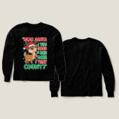 Dear Santa I Was Good At Being Reindeer Christmas (デザイン 正面&背面)