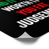 Dear Santa I Was Naughty And It's Worth It Funny J ポスター (角)