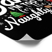 Dear Santa I'm Too Cute For The Naughty List Chris ポスター (角)