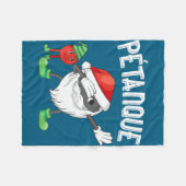 Dear Santa It's My Co-workers Fault Funny Office C フリースブランケット (正面(横))